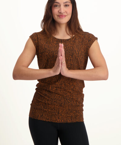 Bikram Yoga-Outfit - Yoga-T-Shirt aus Bambus für Damen