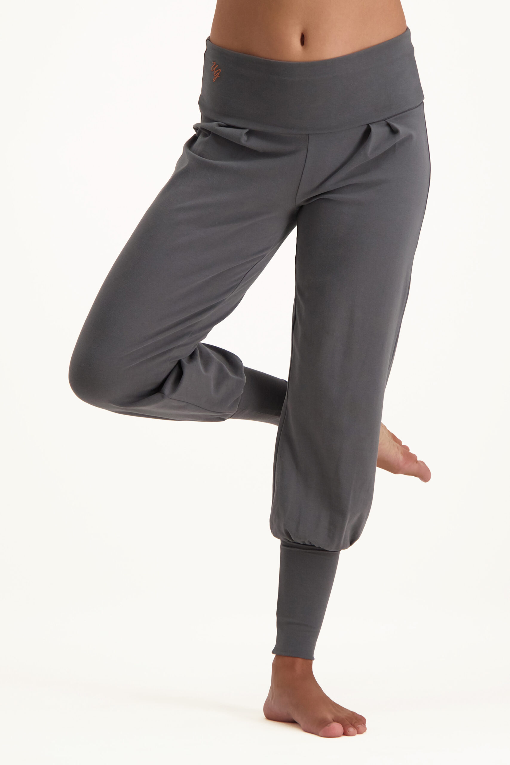 Devi yoga broek katoen - Charcoal