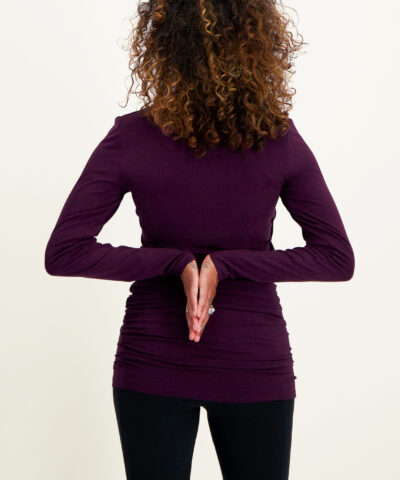 Karuna OM yoga top with long sleeves